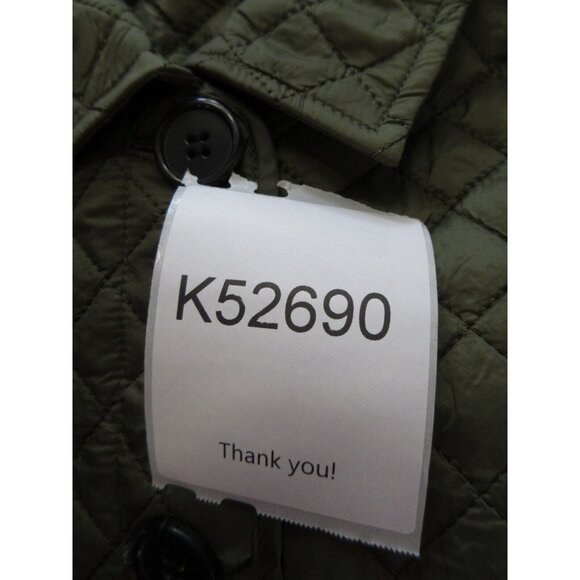 Gumps San Francisco Jacket Small Quilted Coat Button Up Insulated - Picture 11 of 11